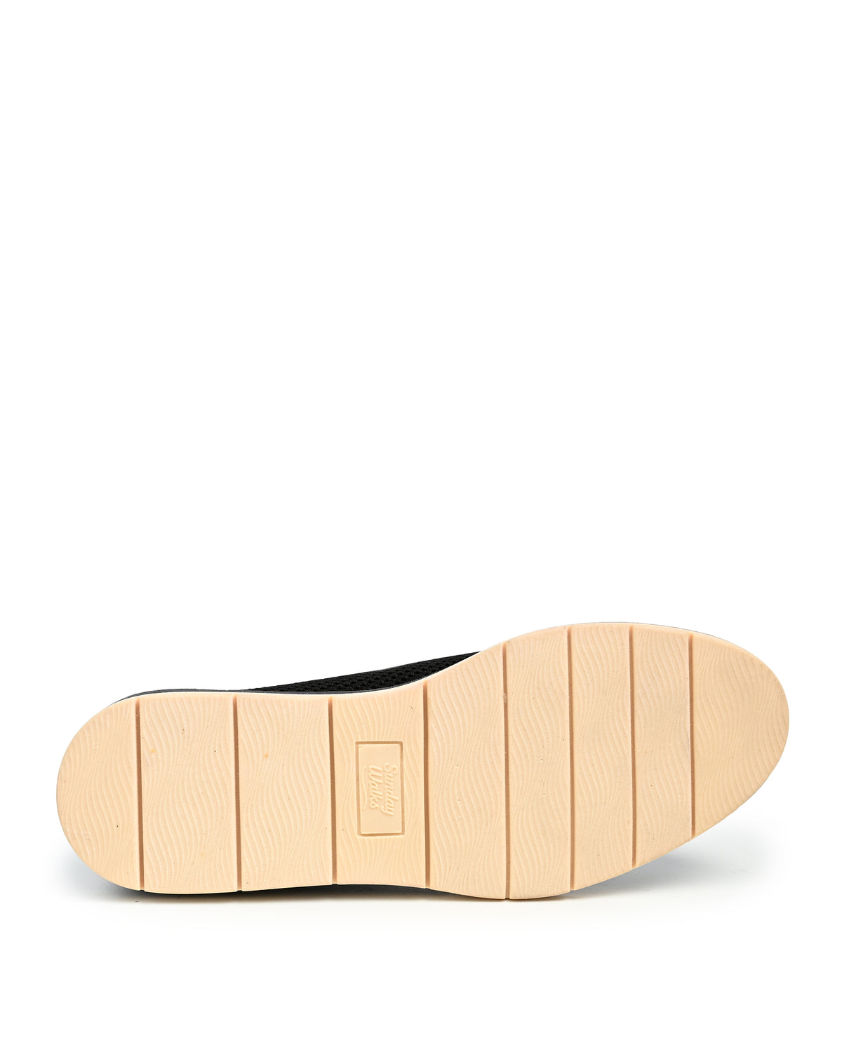 Alba Stretch Knit Slip On Flat in Black Knit