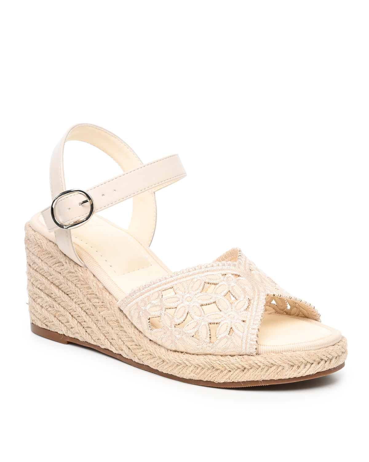 Aldo Woven Espadrille Wedge Sandal in Beige