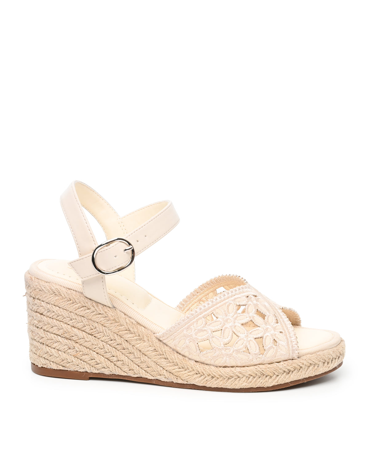 Aldo Woven Espadrille Wedge Sandal in Beige