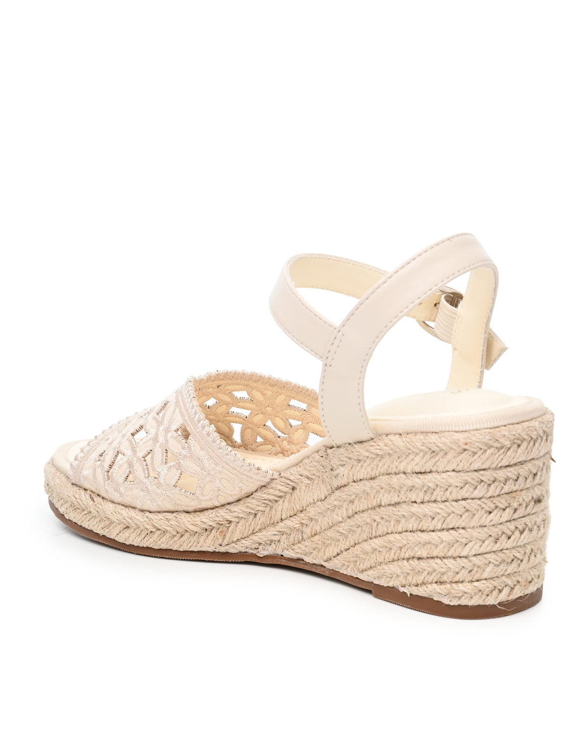 Aldo Woven Espadrille Wedge Sandal in Beige