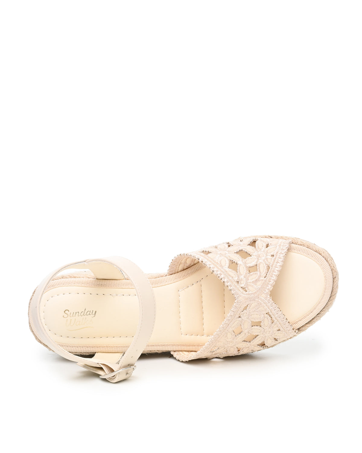 Aldo Woven Espadrille Wedge Sandal in Beige