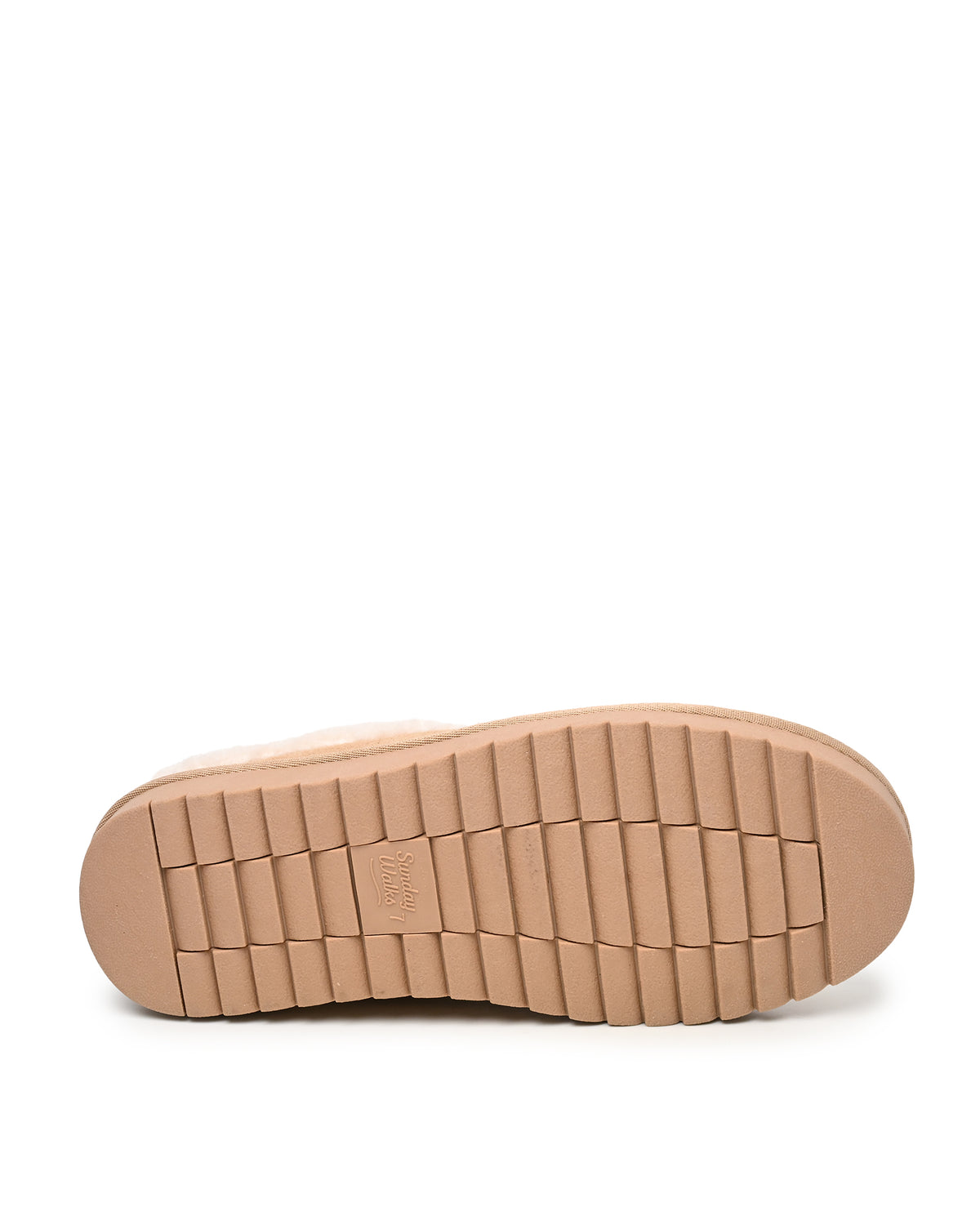 Arianna Faux Shearling Clog Mule in Beige