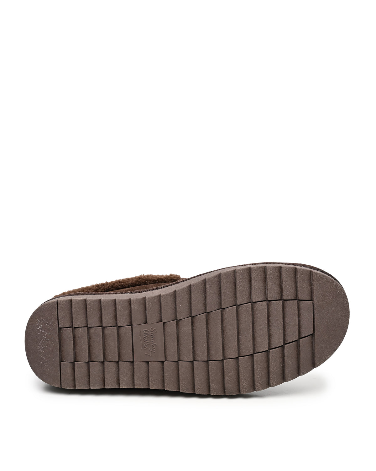Arianna Faux Shearling Clog Mule in Brown