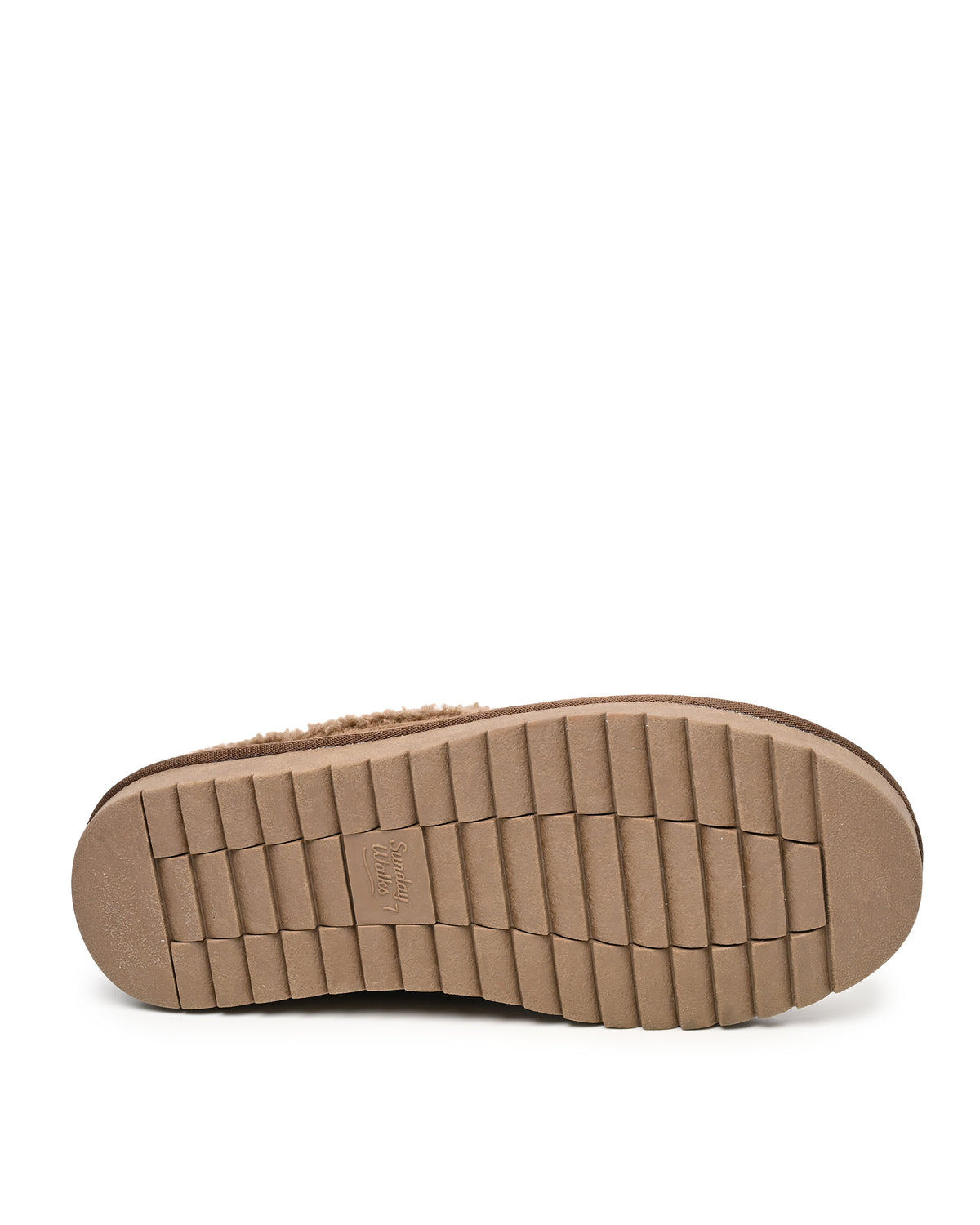 Arianna Faux Shearling Clog Mule in Khaki