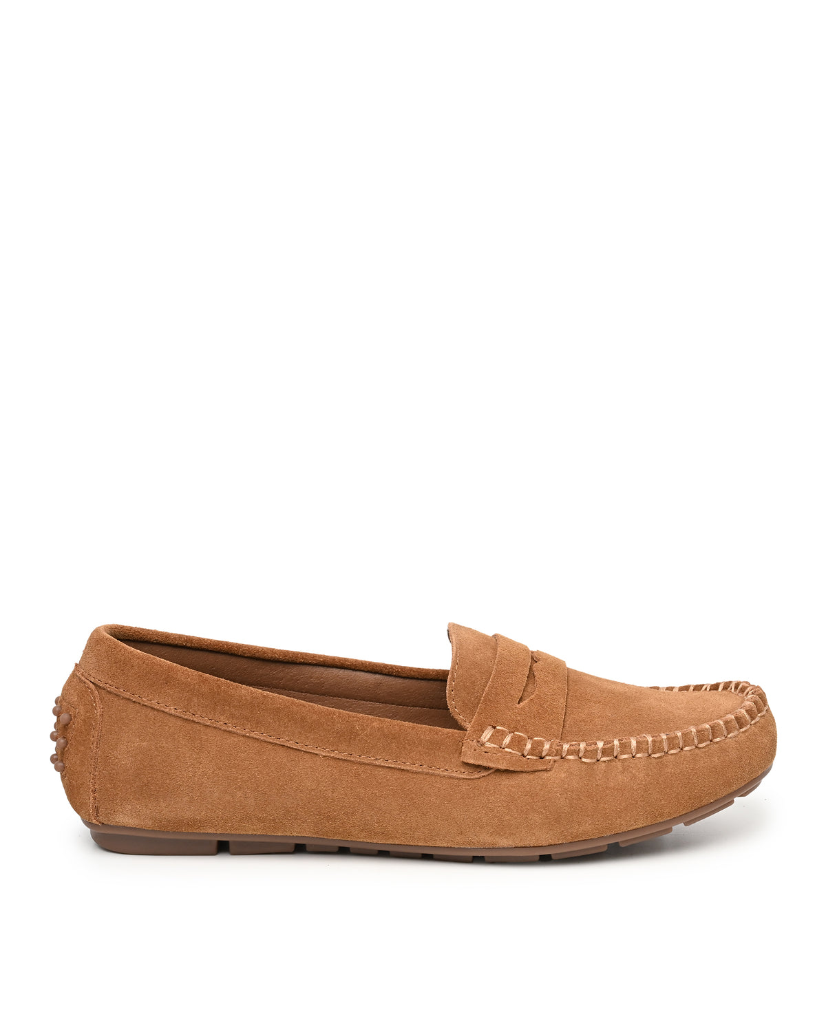 Lorie Driving Moccasin Penny Loafer in Tan