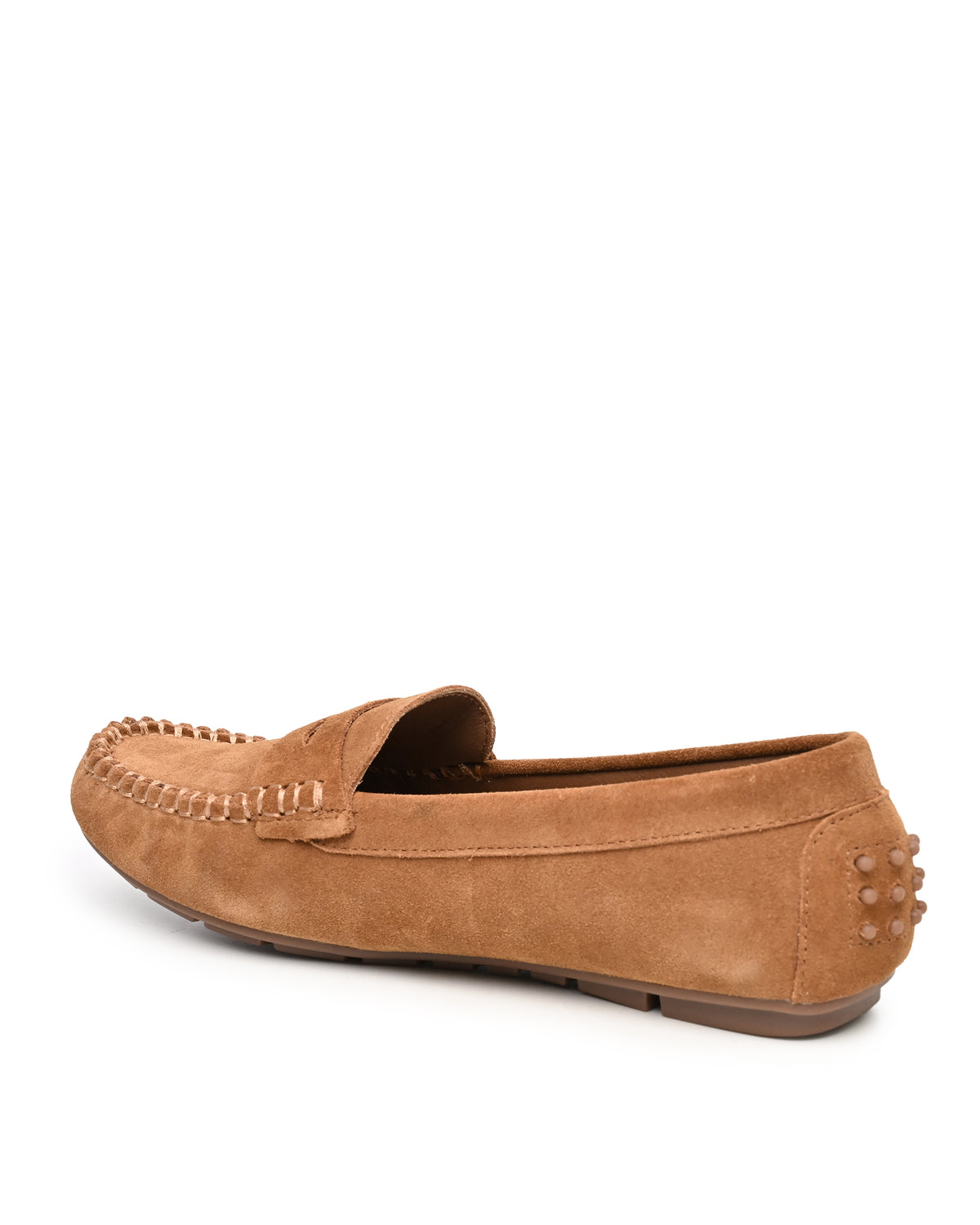 Lorie Driving Moccasin Penny Loafer in Tan